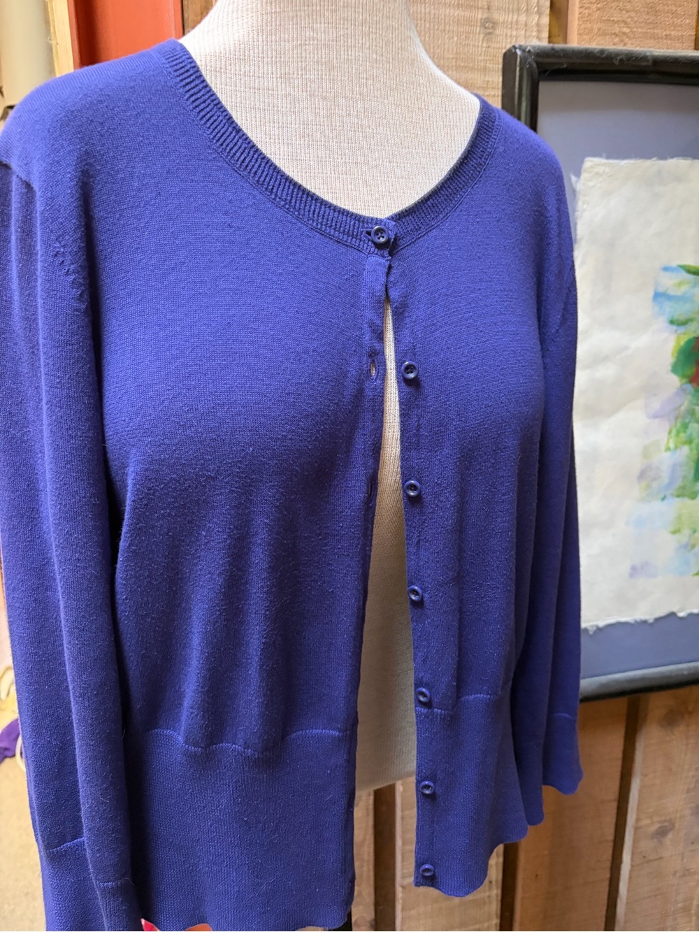 Pretty cotton cardigan from Cabi!